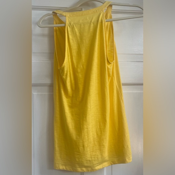 Lilly Pulitzer Shay Ruffled Tank Top Yellow Small - Picture 5 of 6